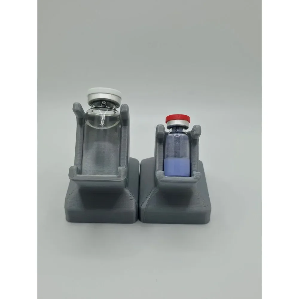 3D-Printed Vial Stand Set – 3ml & 10ml Angled Display Holders